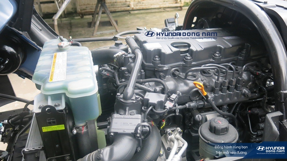 Động cơ D4GA trên xe Hyundai 110SL 7 tấn công suất 150 mã lực