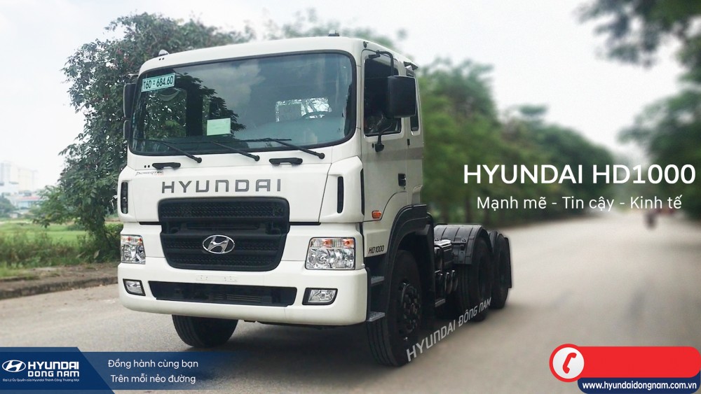 Giá xe tải Hyundai đầu kéo HD1000