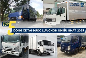 So sánh TSKT và giá 5 dòng xe tải 3.5 tấn được lựa chọn nhiều nhất 2025