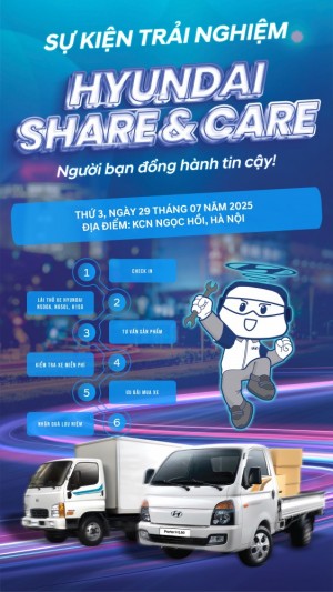 Sự kiện lái thử xe tải mới của Hyundai