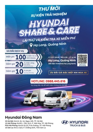 Trải nghiệm lái thử & Sửa chữa lưu động tại Hải Phòng và Quảng Ninh