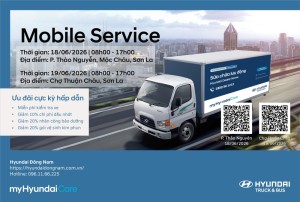 Mobile Service sửa chữa lưu động tại Thuận Châu Sơn La tháng 6