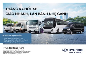 Ưu đãi tháng 6 chốt xe, giao nhanh, lăn bánh nhẹ gánh