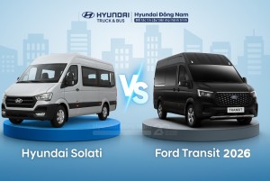 So sánh Ford Transit Premium với Hyundai Solati 2026