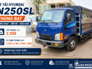 Hyundai N250SL 2.5 tấn thùng mui bạt dài 4m3