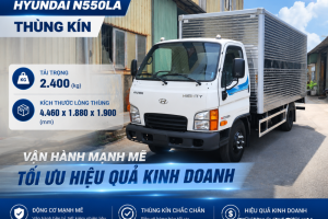 Hyundai N550LA 2.5 tấn thùng kín dài 4m5