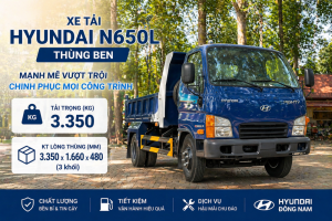 Hyundai N650L thùng ben tự đổ - 3 khối