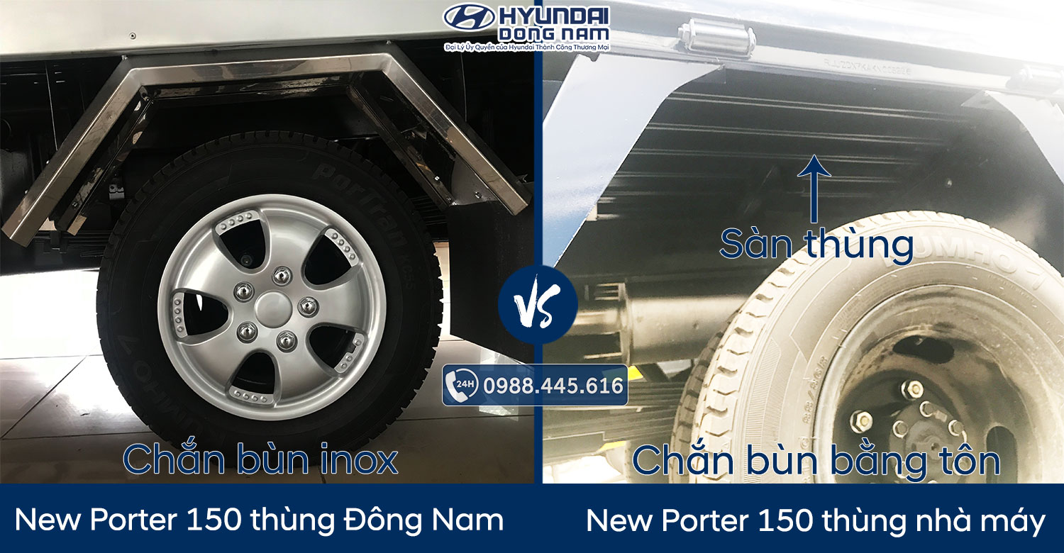 So sanh xe Hyundai Porter 150 thung mo buong và không mở bưởng 3
