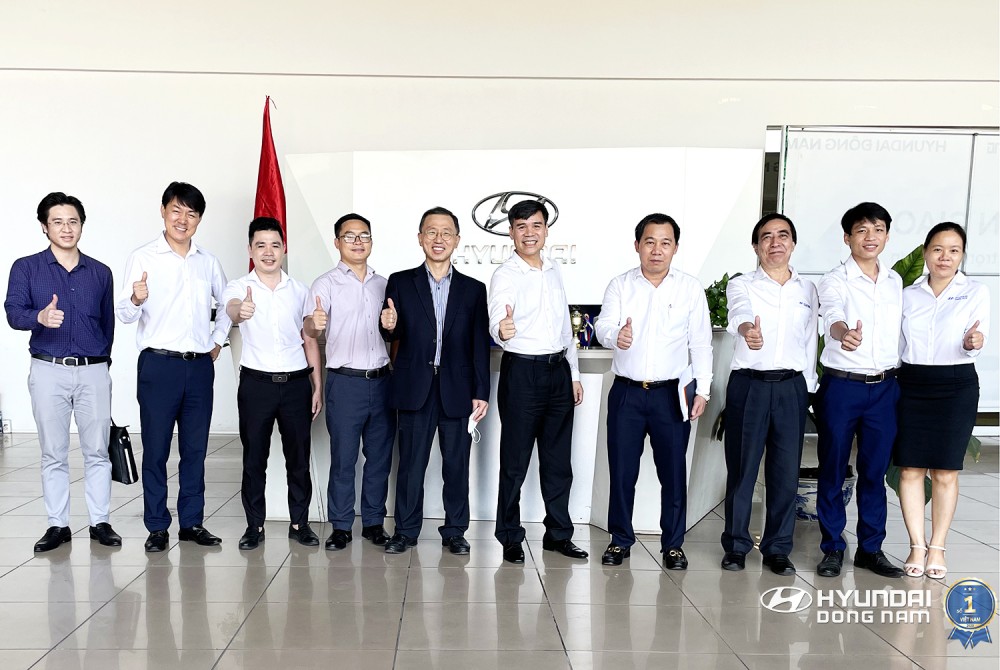 Lãnh đạo Hyundai Thành Công Thương mại tới thăm và làm việc với Hyundai Đông Nam sau giãn cách xã hội