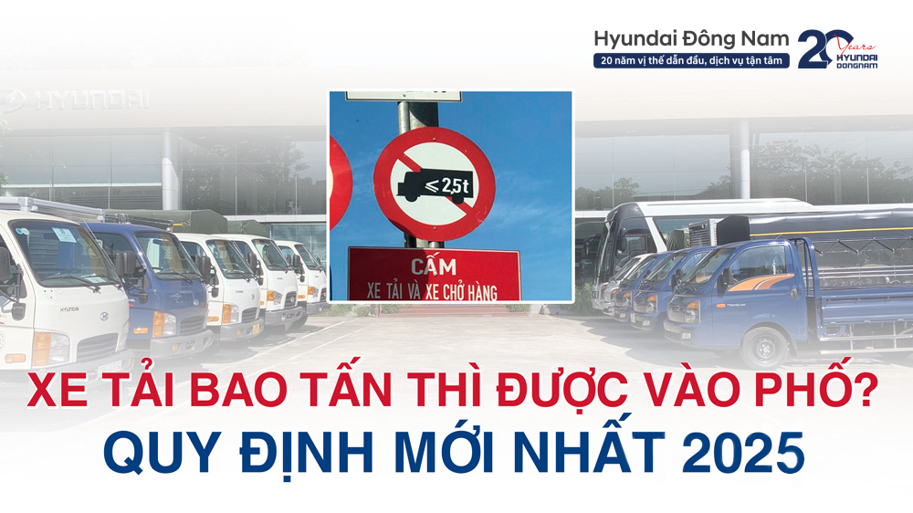 xe tai bao nhieu tan thi duoc vao pho