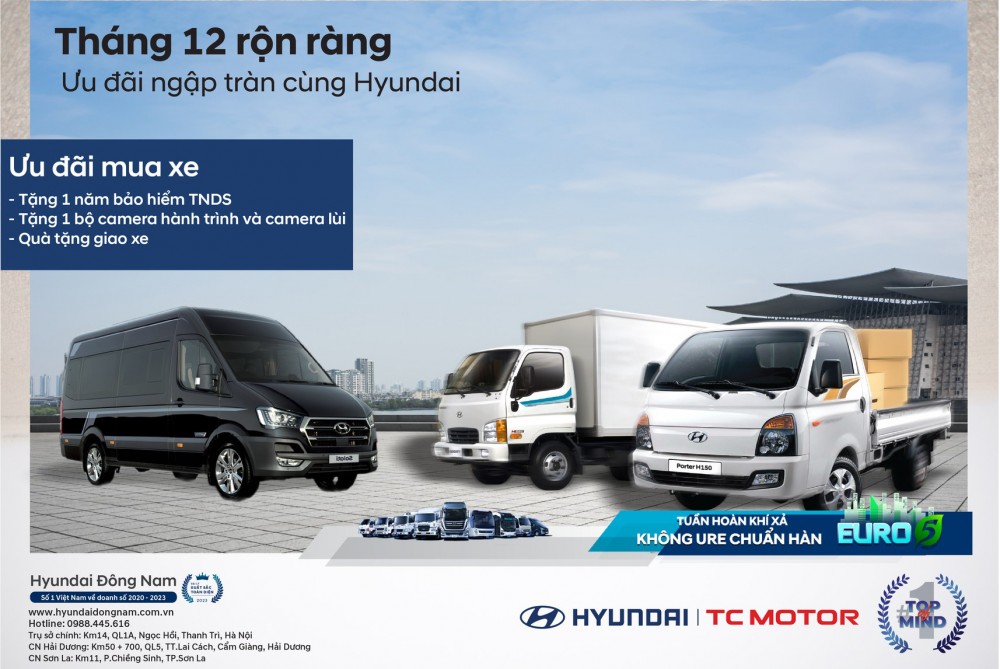 THÁNG 12 RỘN RÀNG – “ƯU ĐÃI NGẬP TRÀN CÙNG HYUNDAI”