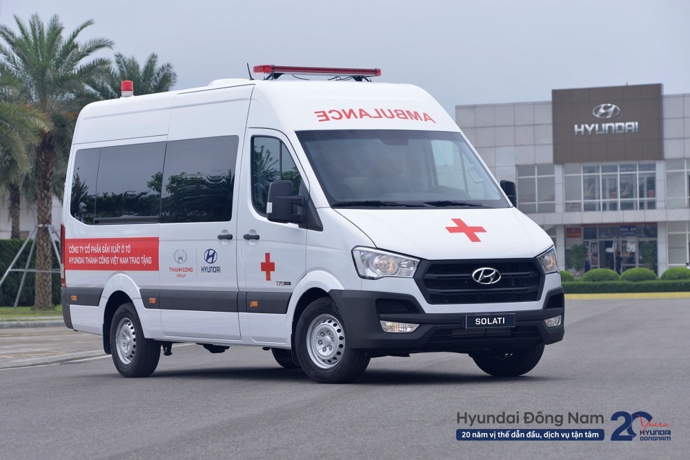 Xe cứu thương Hyundai Solati giải pháp vận chuyển cấp cứu an toàn