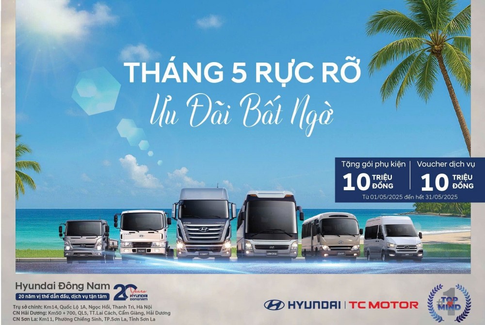 Tháng 5 rực rỡ - Ưu đãi bất ngờ