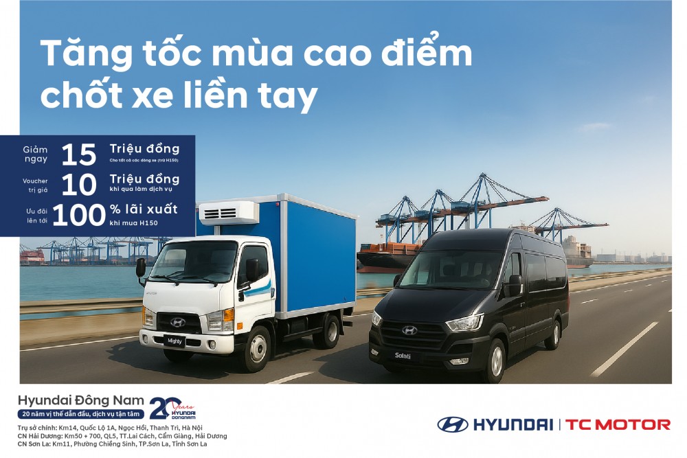 Tăng tốc mùa cao điểm, chốt xe liền tay