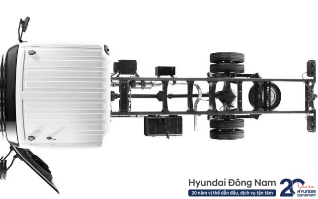 satxi xe hyundai ex11xl nhin tu tren xuong