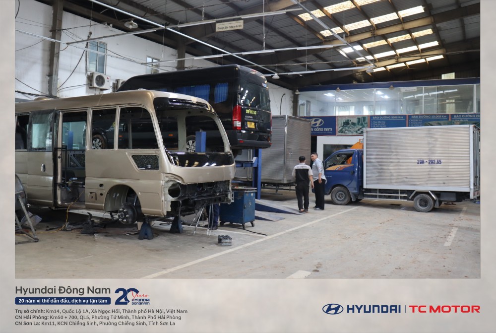tổng quan xưởng dịch vụ