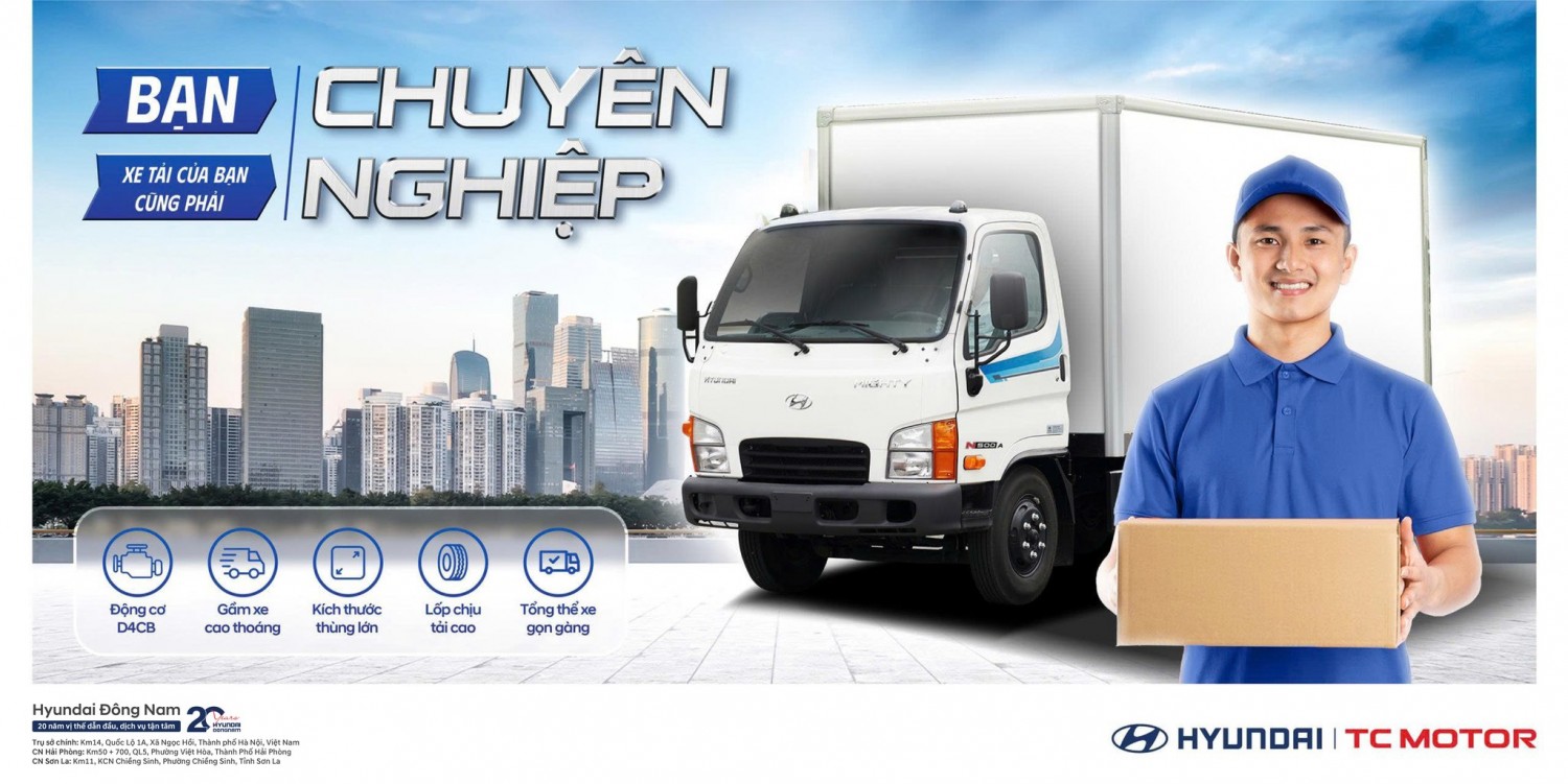 Hyundai N500 Series giải pháp vận tải chuyên nghiệp