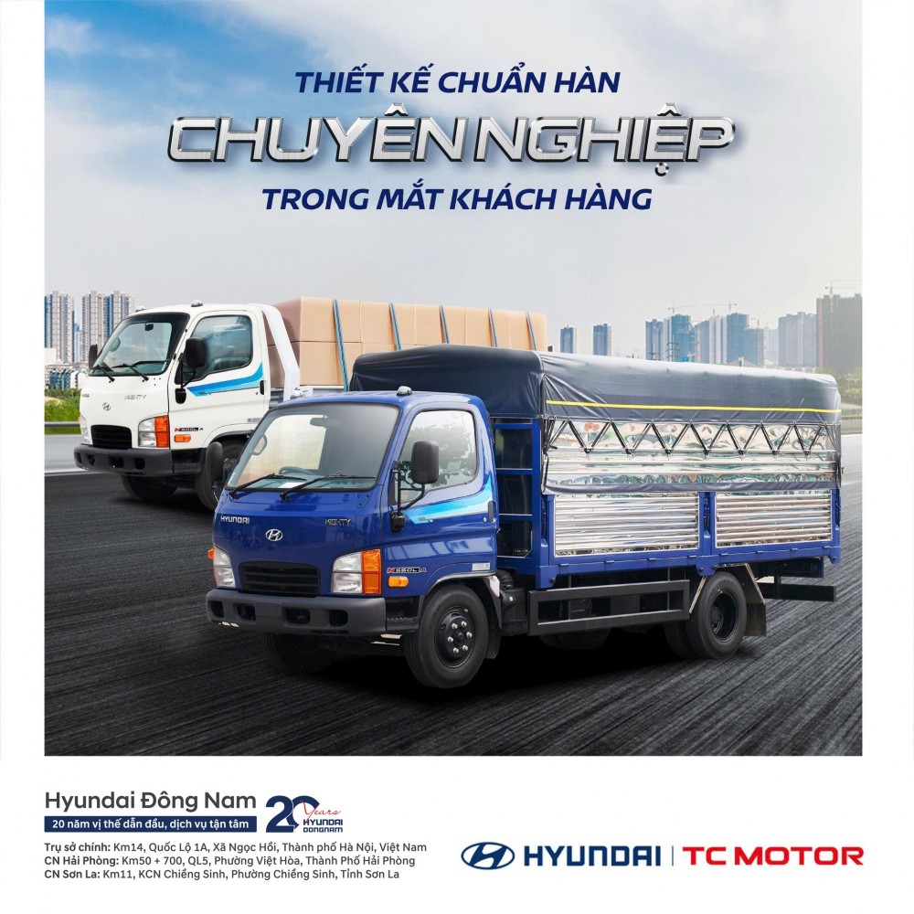 Hyundai N500 Series giải pháp vận tải chuyên nghiệp