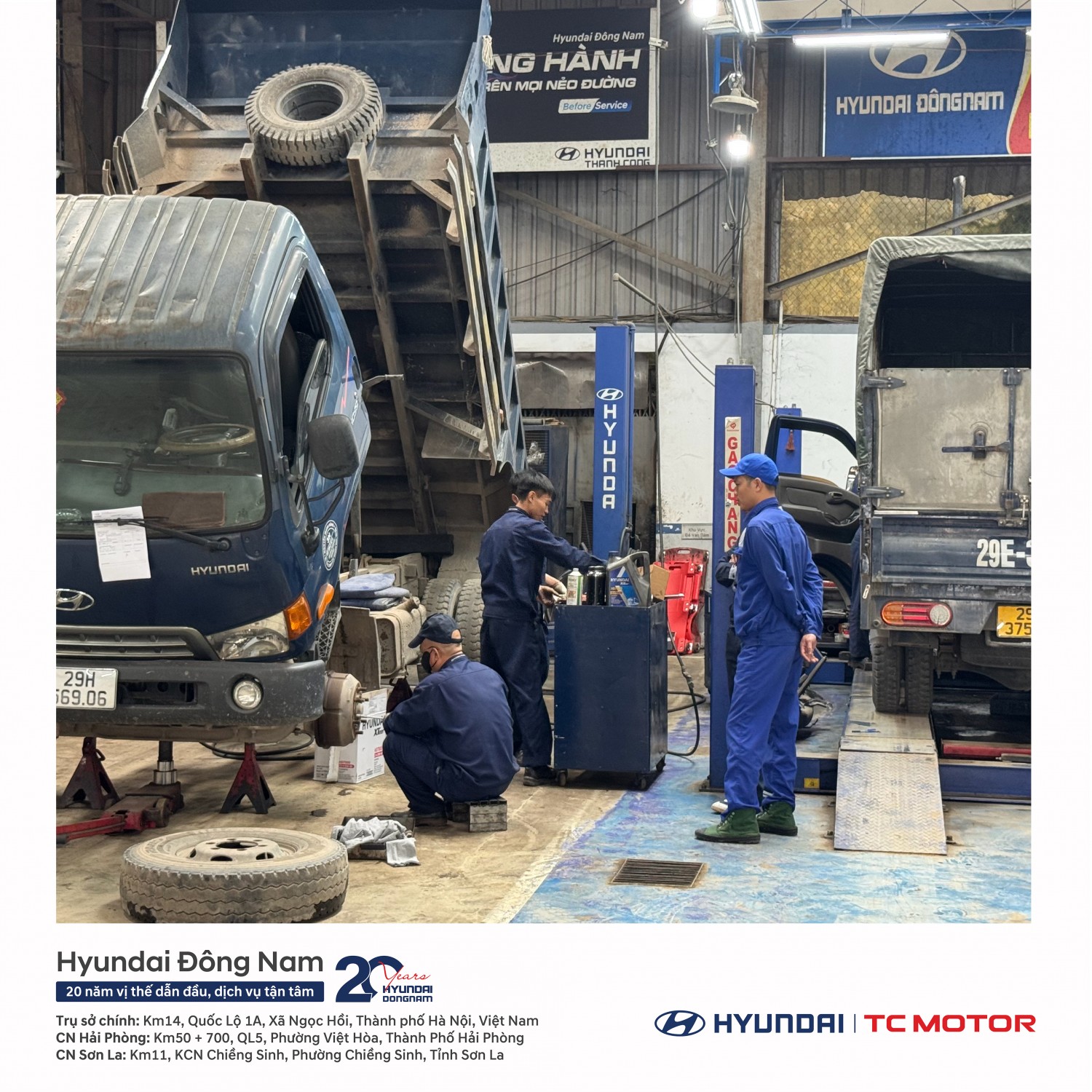 Bảo dưỡng định kỳ tại Hyundai Đông Nam tối ưu vận hành, tiết kiệm chi phí