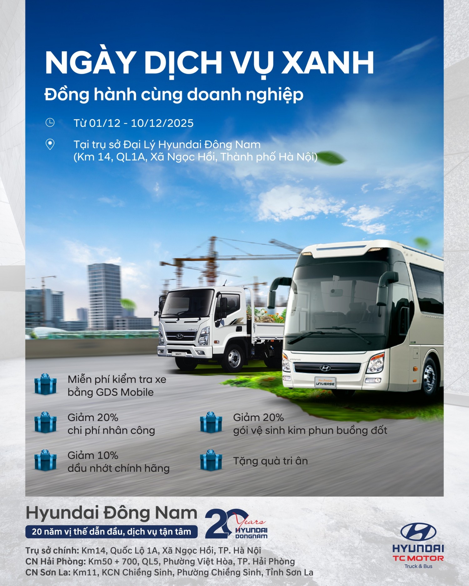 Hyundai Đông Nam tổ chức chương trình chăm sóc khách hàng doanh nghiệp tháng 12 2025
