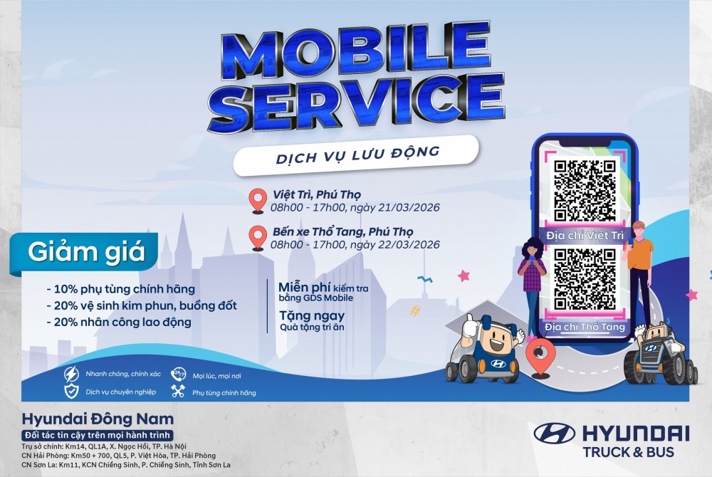 Mobile Service tại Phú Thọ