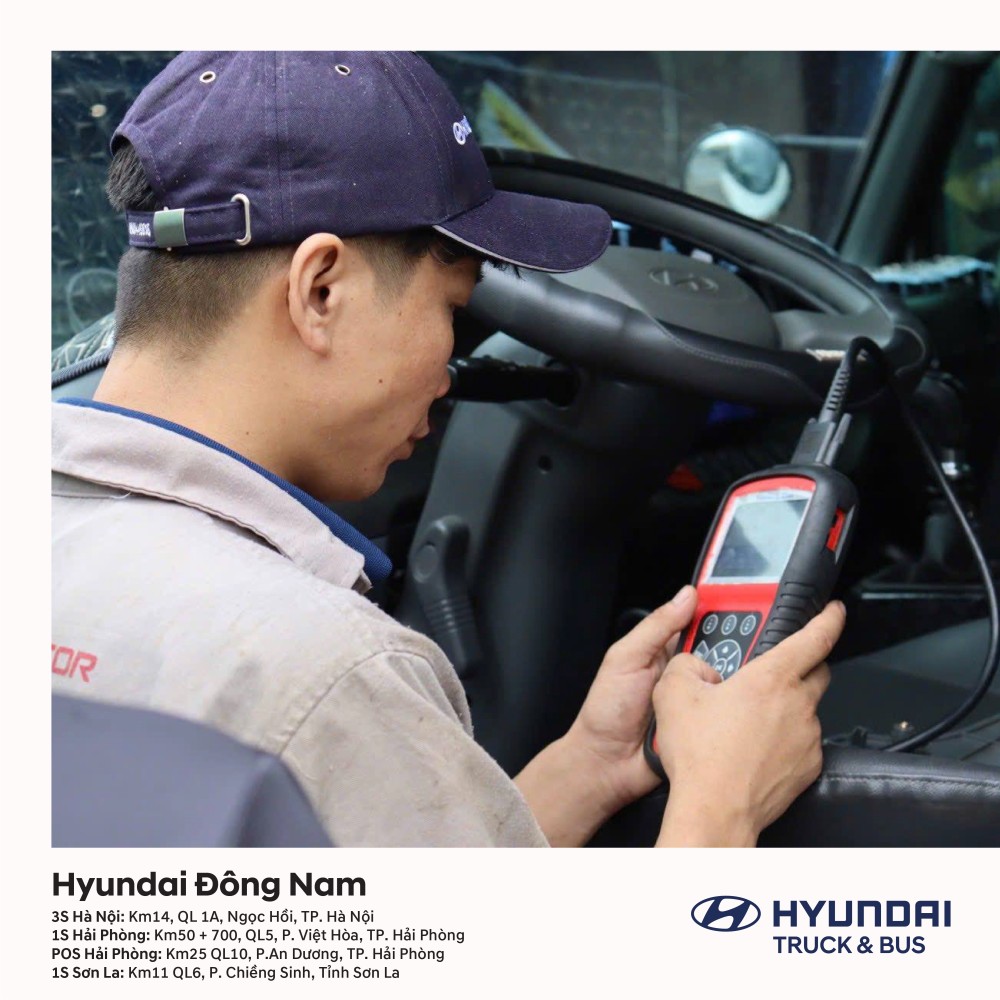 Kiểm tra xe bằng máy GDS