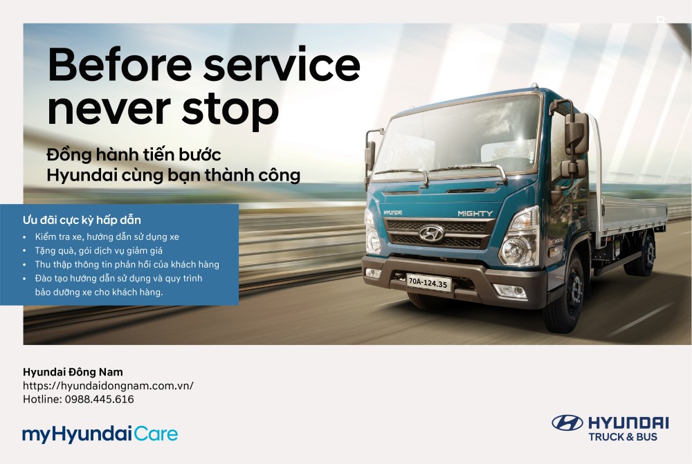 Before Service tháng 5 đồng hành tiến bước trên mọi hành trình