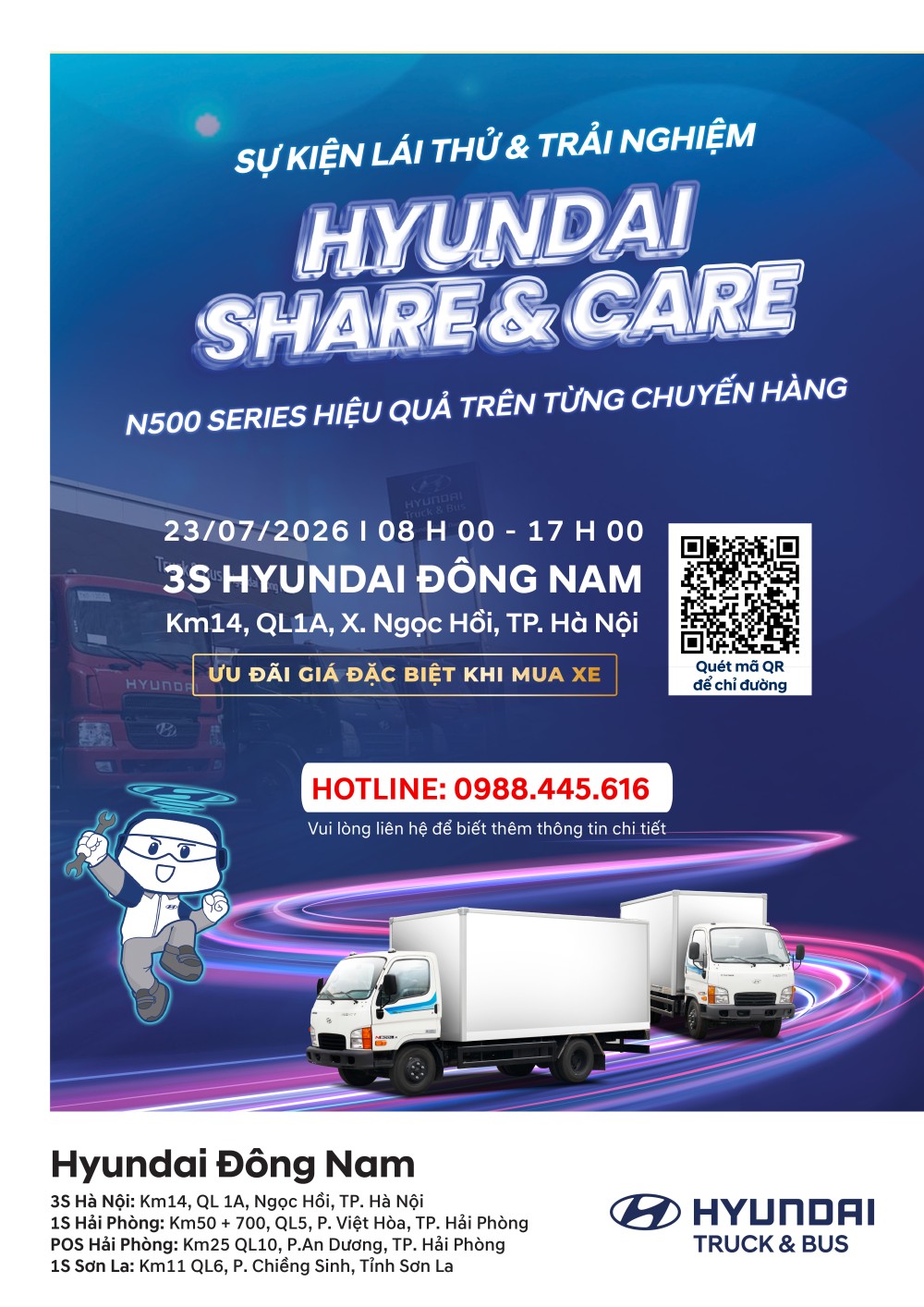 Trải nghiệm lái thử N500 Series