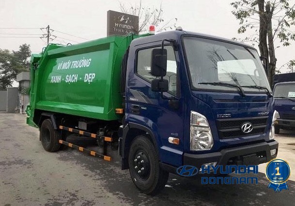 Xe tải Hyundai EX8 GTS2 ép rác - 4,6 tấn.