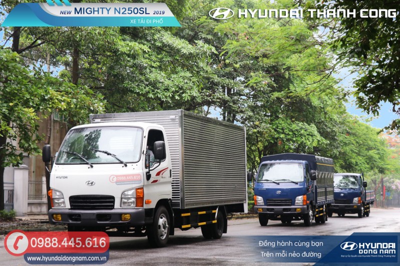 Xe tải 2.5 tấn Hyundai - Hyundai N250 và N250SL