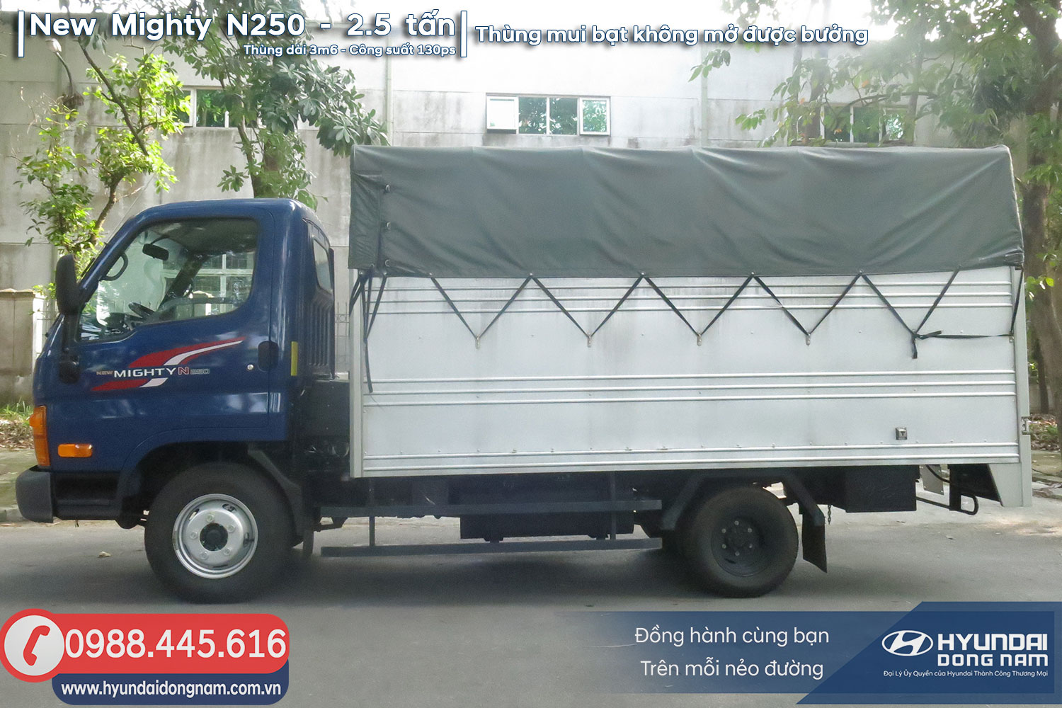 Hyundai N250 thung bạt khong mo duoc buong 1
