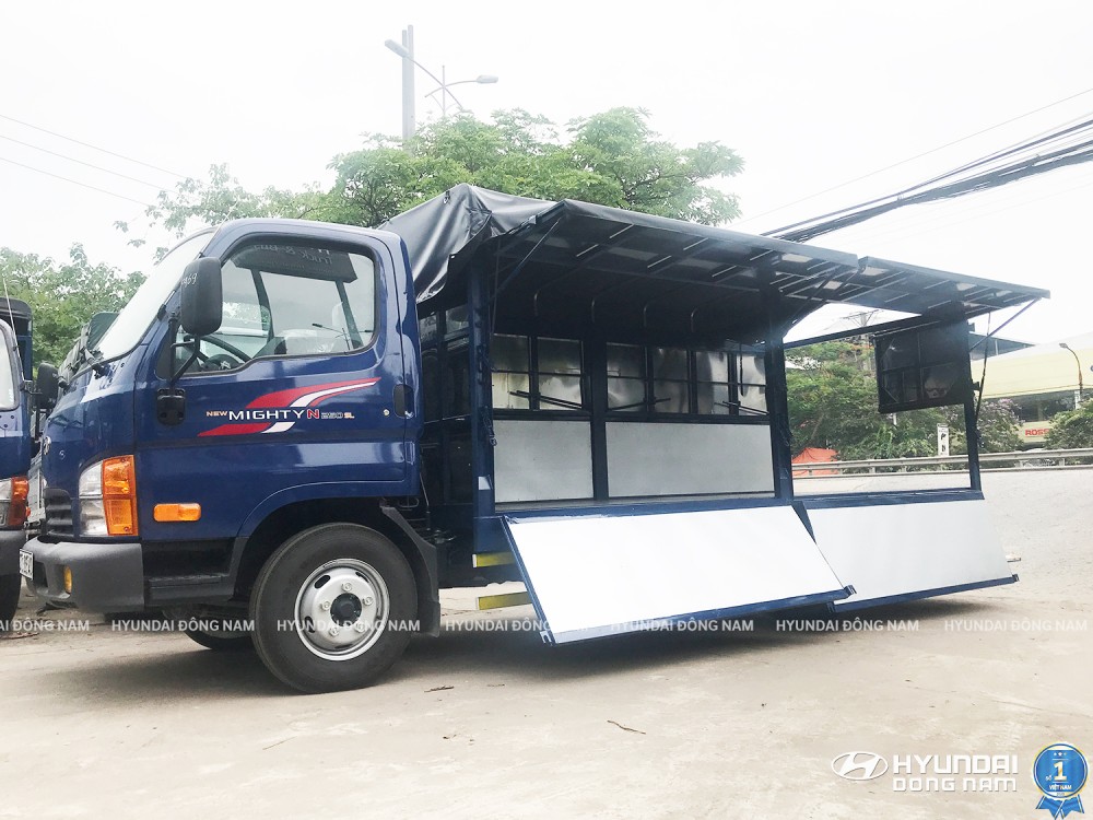 K200 Thùng Bạt 5 Bửng dài 32 mét tải trọng 19 tấn Giá tốt nhất Việt Nam