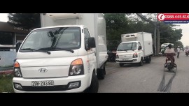 Bàn giao 2 xe Hyundai New Porter 150 thùng đông lạnh cho Công ty CP TĐCB thực phẩm Nam Hà Nội